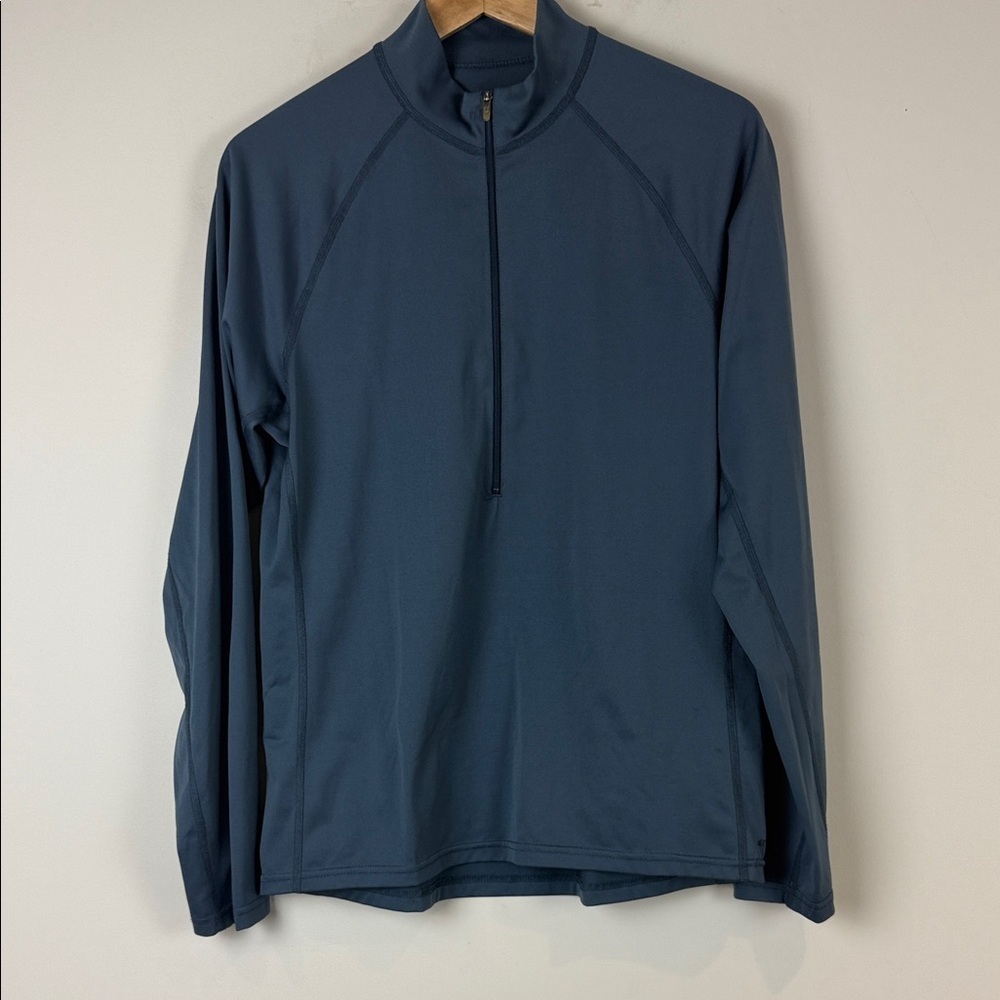 MEC Men's Blue Quarter-Zip Jacket Size Medium